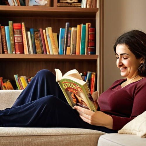 **

"A warm, inviting Turkish living room scene. A mother, who looks like a teacher, is reading a book with her child. Soft lighting, bookshelves in the background, creating a cozy and supportive learning environment. Focus on the positive interaction and the joy of reading together, hinting at both education and family love."

**